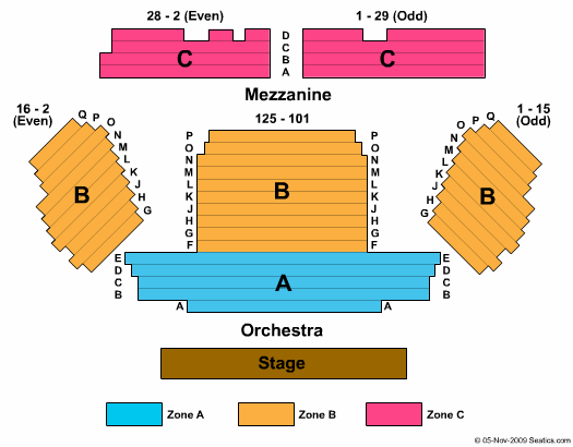 New World Stages: Stage 3 Seating Chart